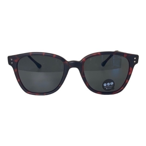 Komono Renee Sunglasses NEW burgundy silver metal arms main image 5